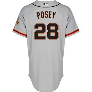 Majestic Athletic San Francisco Giants Buster Posey Authentic Cool Base Road