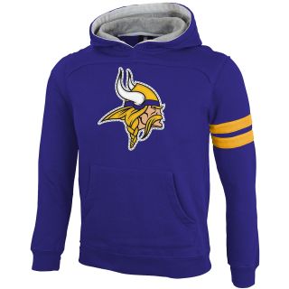 NFL Team Apparel Youth Minnesota Vikings Super Soft Fleece Hoody   Size Small