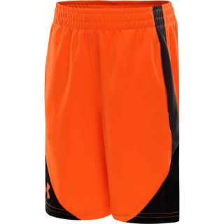 UNDER ARMOUR Little Boys Flare 3.0 Shorts   Size 7, Orange