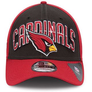 NEW ERA Mens Arizona Cardinals Draft 39THIRTY Stretch Fit Cap   Size S/m,