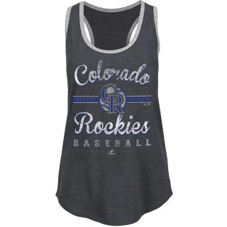 MAJESTIC ATHLETIC Womens Colorado Rockies Authentic Tradition Tank Top   Size