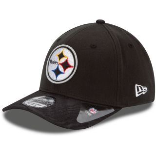 NEW ERA Mens Pittsburgh Steelers HC 39THIRTY Logo Line Cap   Size S/m, Black