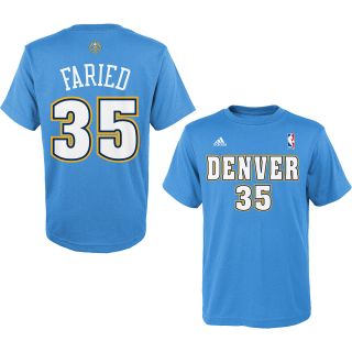 adidas Youth Denver Nuggets Kenneth Faried Game Time Name And Number Short 