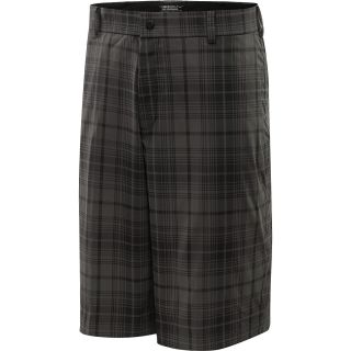 NIKE Mens Tartan Golf Shorts   Size 42, Black/night Shade