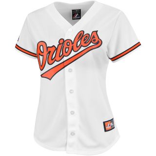 Majestic Athletic Baltimore Orioles Womens Replica Blank Home Jersey   Size