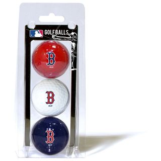 Team Golf MLB Boston Red Sox 3 Golf Ball Pack (637556953056)