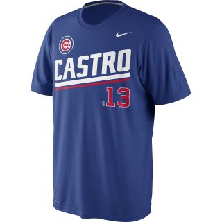 NIKE Mens Chicago Cubs Starlin Castro 2014 Dri FIT Legend Player Name And