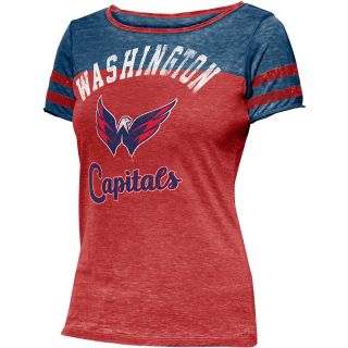 Touch By Alyssa Milano Womens Washington Capitals Morgan Short Sleeve T Shirt  