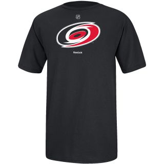 REEBOK Mens Carolina Hurricanes Primary Logo Short Sleeve T Shirt   Size