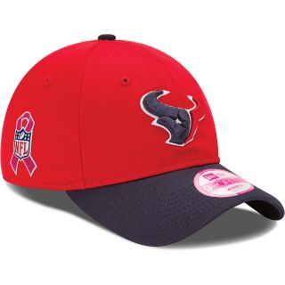 NEW ERA Womens Houston Texans Breast Cancer Awareness 9FORTY Adjustable Cap,