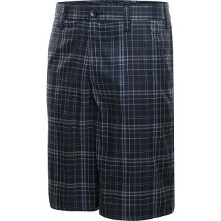 UNDER ARMOUR Mens Forged Plaid Golf Shorts 3.0   Size 40, Black/graphite