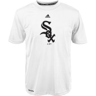 adidas Youth Chicago White Sox ClimaLite Team Logo Short Sleeve T Shirt   Size