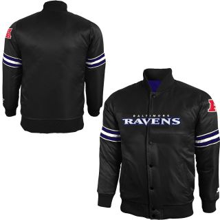Kids Baltimore Ravens Varsity Snap Jacket (STARTER)   Size Large