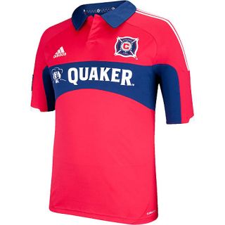 adidas Mens Chicago Fire Primary Replica Jersey   Size Large, Toro