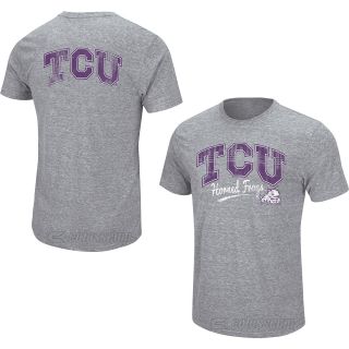 COLOSSEUM Mens TCU Horned Frogs Atlas Short Sleeve T Shirt   Size Medium, Grey