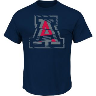 MAJESTIC ATHLETIC Mens Arizona Wildcats Reflective Logo Navy Short Sleeve T 