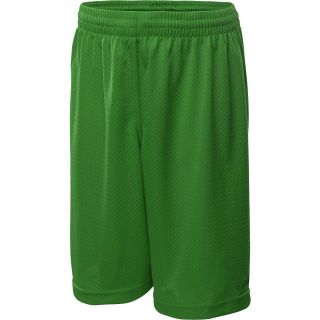 NEW BALANCE Boys Mesh Basketball Shorts   Size Large, Classic Green