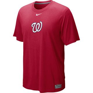 NIKE Mens Washington Capitals AC Dri Fit Logo Legend Short Sleeve T Shirt  