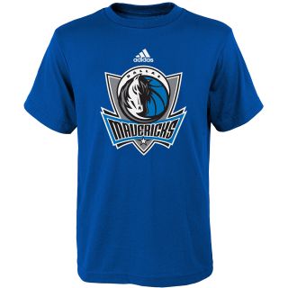 adidas Youth Dallas Mavericks Primary Logo Short Sleeve T Shirt   Size Xl,