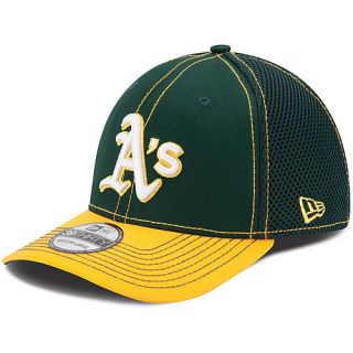 NEW ERA Mens Oakland Athletics Two Tone Neo 39THIRTY Stretch Fit Cap   Size