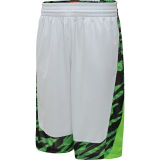 adidas Mens Edge Camo Basketball Shorts   Size Large, Grey/green