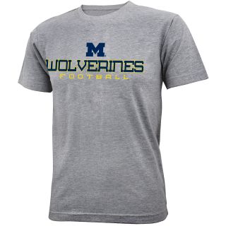 adidas Youth Michigan Wolverines Printed Short Sleeve T Shirt   Size Medium,