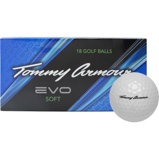 TOMMY ARMOUR EVO Soft Golf Balls   18 Pack, White