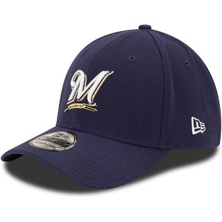 NEW ERA Mens Milwaukee Brewers Team Classic 39THIRTY Stretch Fit Cap   Size
