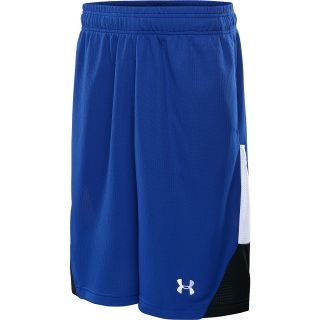 UNDER ARMOUR Mens Mustang 10 Basketball Shorts   Size 2xl, Royal/white