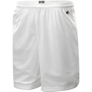 CHAMPION Mens Mesh Athletic Shorts   Size Large, White