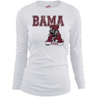 SOFFE Girls Alabama Crimson Tide Long Sleeve T Shirt   White   Size XL/Extra