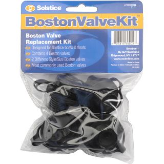 SOLSTICE Boston Valve Replacement Kit   4 Pack, Black