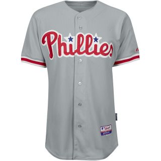 Majestic Athletic Philadelphia Phillies Blank Authentic Road Cool Base Jersey  