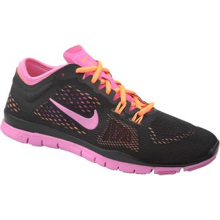 NIKE Womens Free 5.0 TR Fit 4 Cross Training Shoes   Size 6, Black/pink