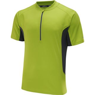 TRAYL Mens Ryde Short Sleeve Cycling Jersey   Size Medium, Lime Punch