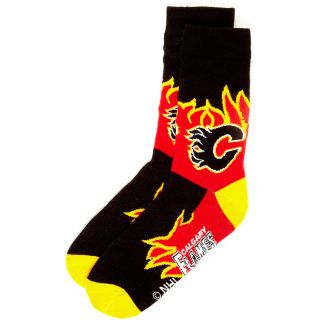 Sportin Styles Calgary Flames Team Socks   Size Small/medium, Calgary Flames