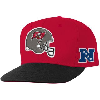 NFL Team Apparel Youth Tampa Bay Buccaneers Helmet Logo Snapback Team Color Cap