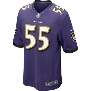 NIKE Mens Baltimore Ravens Terrell Suggs Game Day Team Color Jersey   Size