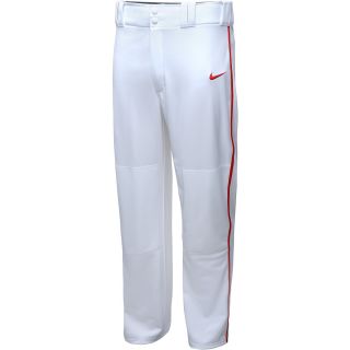 NIKE Mens STK Lights Out II Baseball Pants   Size Small, White/red
