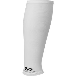 MCDAVID Compression Calf Sleeves   Size Large, White