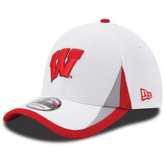 NEW ERA Mens Wisconsin Badgers Training Classic 39THIRTY Flex Fit Cap   Size