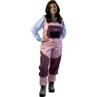 Caddis Breathable Chest Wader   Womens   Size Small, Pink/burgundy (CA13907W 