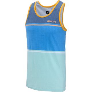 RIP CURL Mens Aggrosection Tank Top   Size Xl, Blue