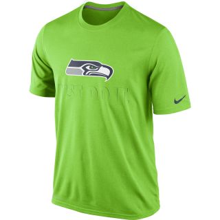 NIKE Mens Seattle Seahawks Legend Just Do It Dri FIT Short Sleeve T Shirt  