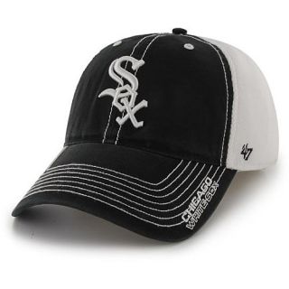 47 BRAND Mens Chicago White Sox Ripley Stretch Fit Cap