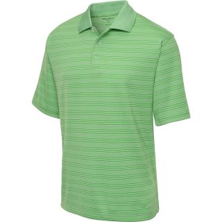 TOMMY ARMOUR Mens Striped Dri Logic Short Sleeve Polo   Size Xl, Green
