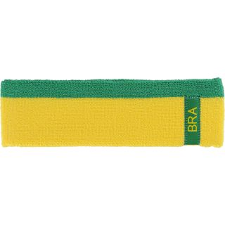 NIKE Brasil Premier 2.0 Headband, Green/yellow