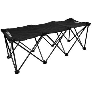 Insta Bench 3 Seater Portable Bench, Black (3SEATER BLK)