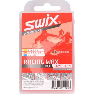 SWIX Red Racing Wax   60 grams, Red