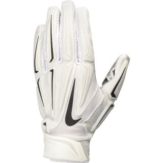 NIKE Adult Superbad 3.0 Football Gloves   Size Xl, White/grey